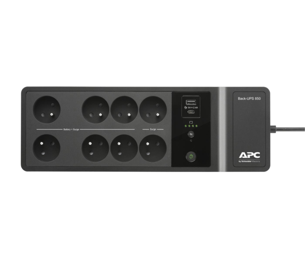 APC Back-UPS (850VA/520W, 8x FR, USB, USB-C) - 539751 - zdjęcie 4