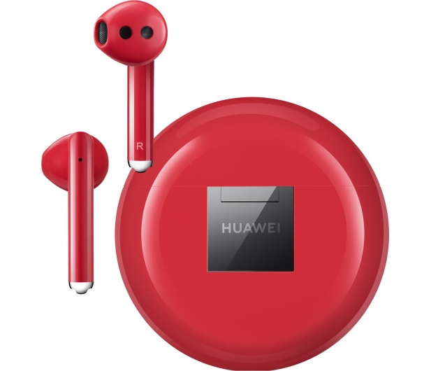 Huawei FreeBuds 3 czerwony - 539111 - zdjęcie 2