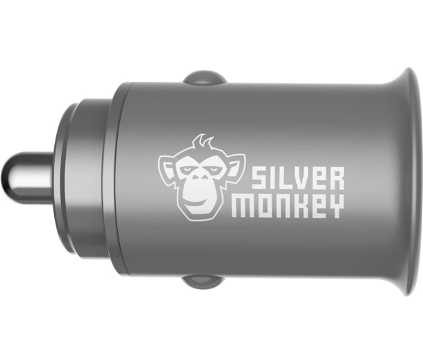 Silver Monkey Ładowarka samochodowa 2x USB, 24W - 536250 - zdjęcie 3