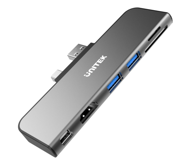 Unitek Hub USB/DisplayPort - USB, HDMI, miniDisplayPort - 537482 - zdjęcie