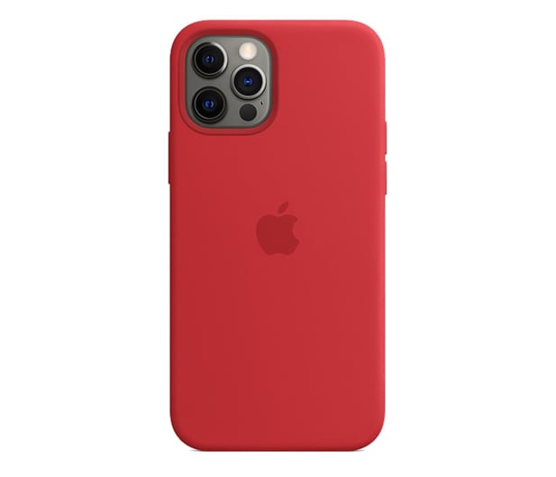 Apple Silikonowe etui iPhone 12|12Pro (PRODUCT)RED - 598778 - zdjęcie