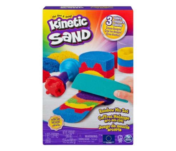 Spin Master Kinetic Sand Zestaw tęczowych narzędzi - 1009862 - zdjęcie