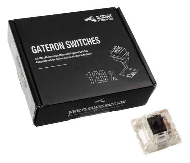Glorious Gateron Black Switches (120 szt.) - 595757 - zdjęcie