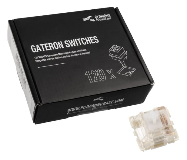 Glorious Gateron Clear Switches (120 szt.) - 595766 - zdjęcie
