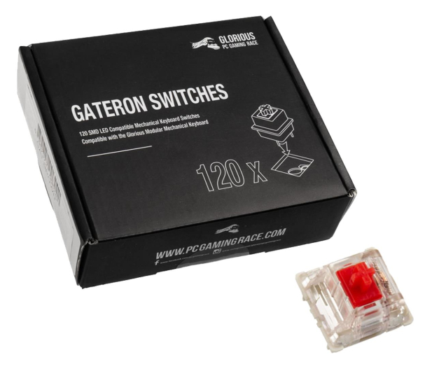 Glorious Gateron Red Switches (120 szt.) - 595769 - zdjęcie