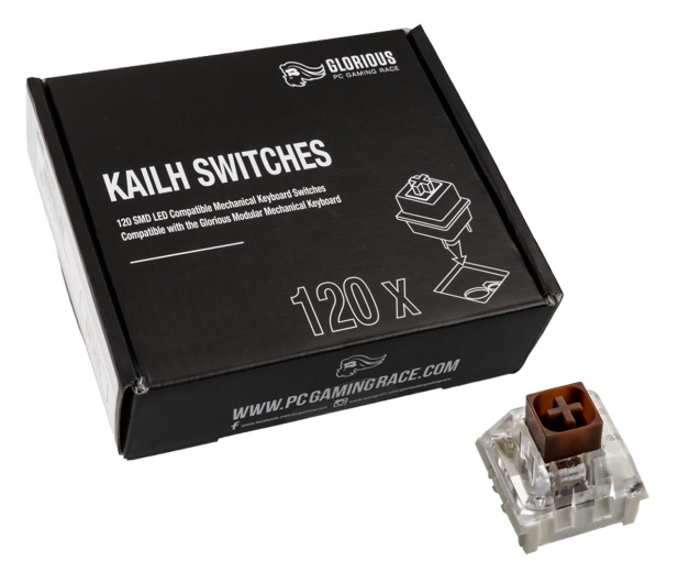 Glorious Kailh Box Brown Switches (120 szt.) - 595772 - zdjęcie