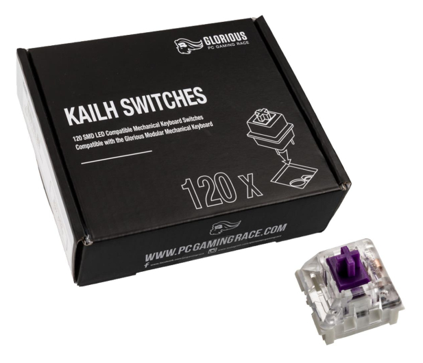 Glorious Kailh Pro Purple Switches (120 szt.) - 595776 - zdjęcie