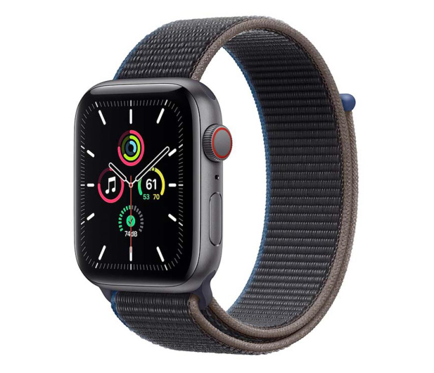 Apple Watch SE 44/Space Gray Aluminium/CharcoalSport LTE - 595347 - zdjęcie