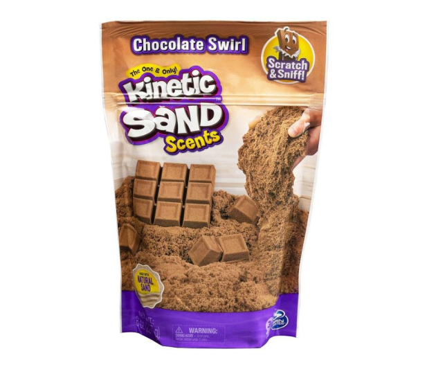 Spin Master Kinetic Sand Smakowite zapachy Czekolada - 1009800 - zdjęcie