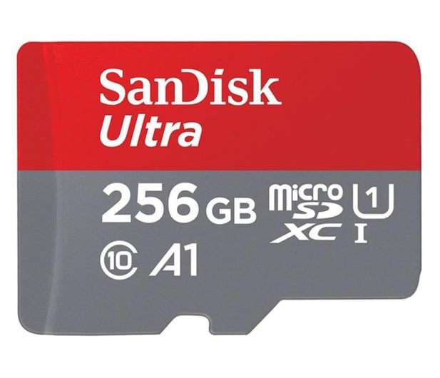 SanDisk 256GB microSDXC Ultra 120MB/s A1 C10 UHS-I U1 - 599059 - zdjęcie