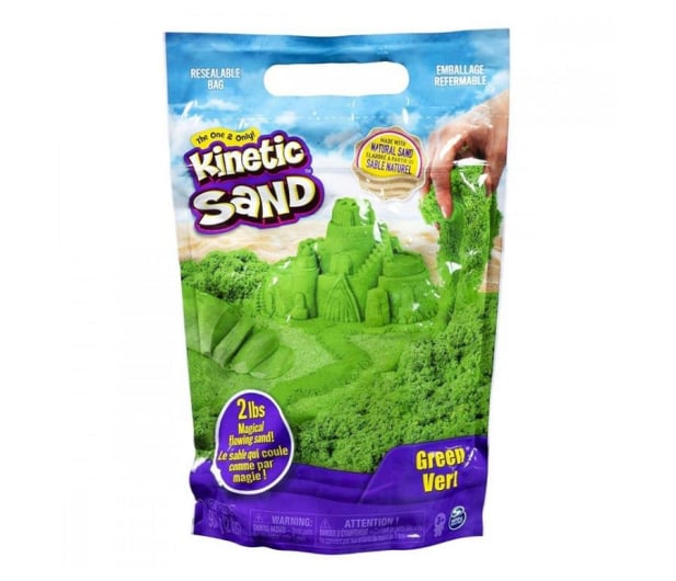 Spin Master Kinetic Sand Żywe Kolory zielony - 1009857 - zdjęcie