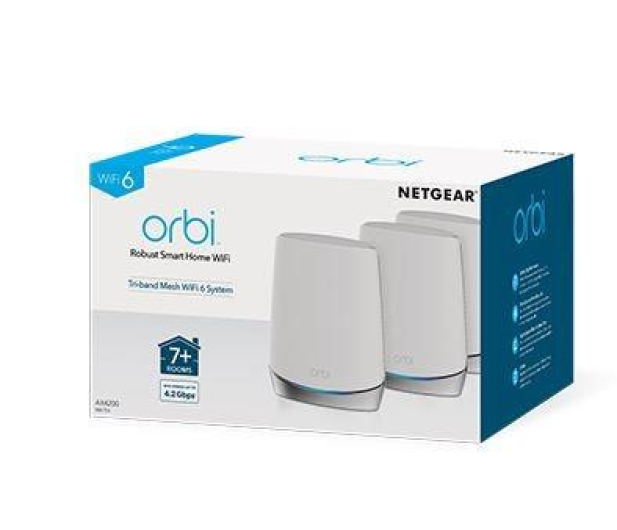 Netgear Orbi WiFi6 RBK753 (4200Mb/s a/b/g/n/ac/ax) 3xAP - 602374 - zdjęcie 3