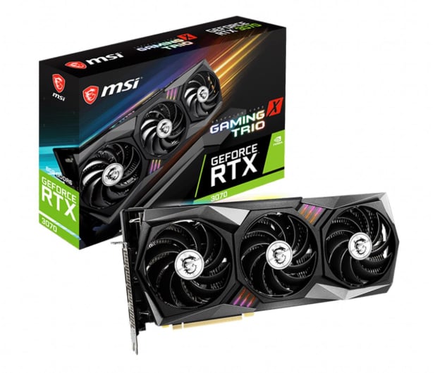MSI GeForce RTX 3070 GAMING X TRIO 8GB GDDR6 - 597348 - zdjęcie