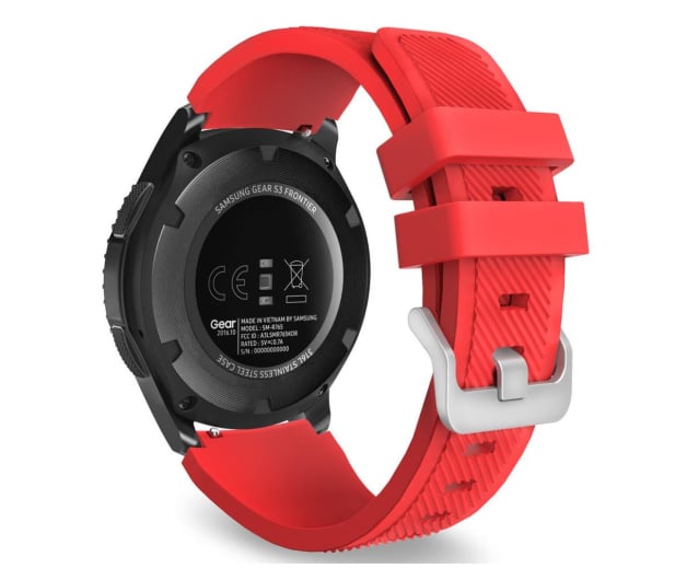 Tech-Protect Pasek Smoothband do smartwatchy czerwony - 605291 - zdjęcie