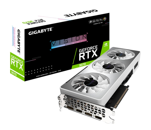 Gigabyte GeForce RTX 3070 VISION OC 8GB GDDR6 - 605243 - zdjęcie
