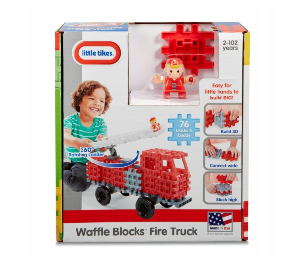 Little Tikes Waffle Blocks Wóz strażacki - 1011346 - zdjęcie 5