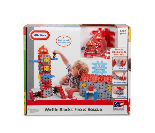 Little Tikes Waffle Blocks Straż pożarna - 1011349 - zdjęcie 5