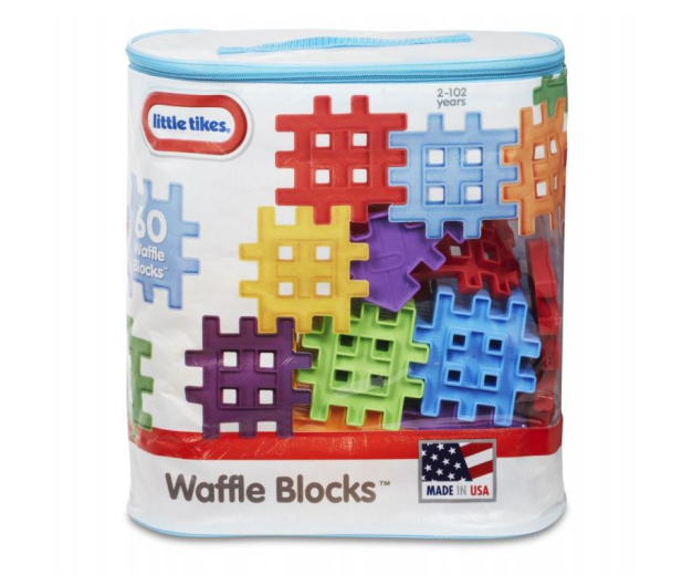 Little Tikes Waffle Blocks zestaw 60 szt. - 1011350 - zdjęcie