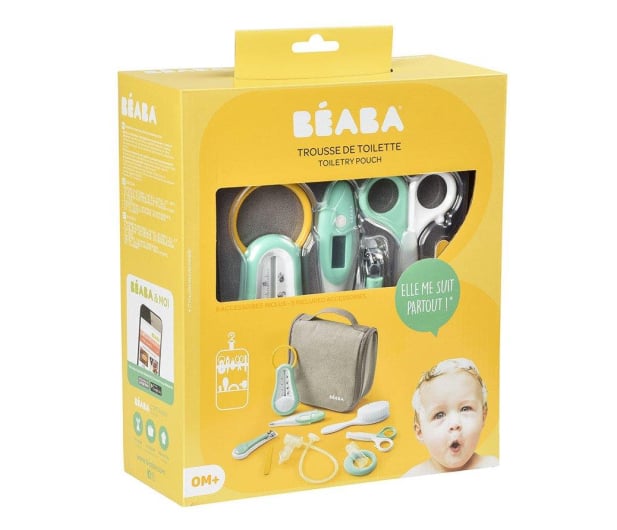 Beaba Kosmetyczka z 9 akcesoriami do pielęgnacji niemowląt grey - 1011476 - zdjęcie 5