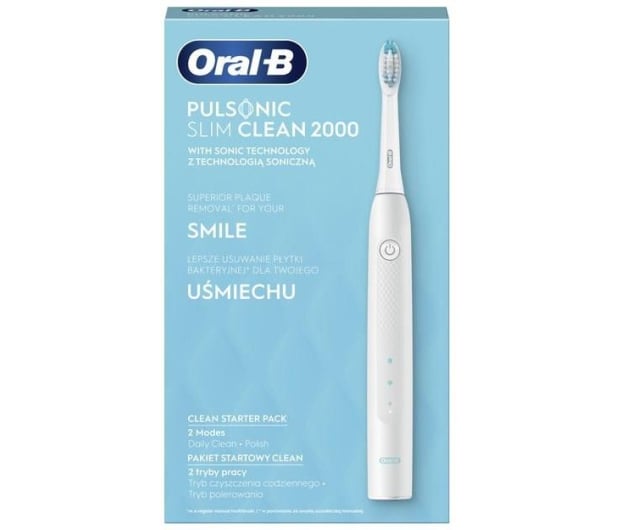 Oral-B Pulsonic Slim Clean 2000 White - 1009217 - zdjęcie 2