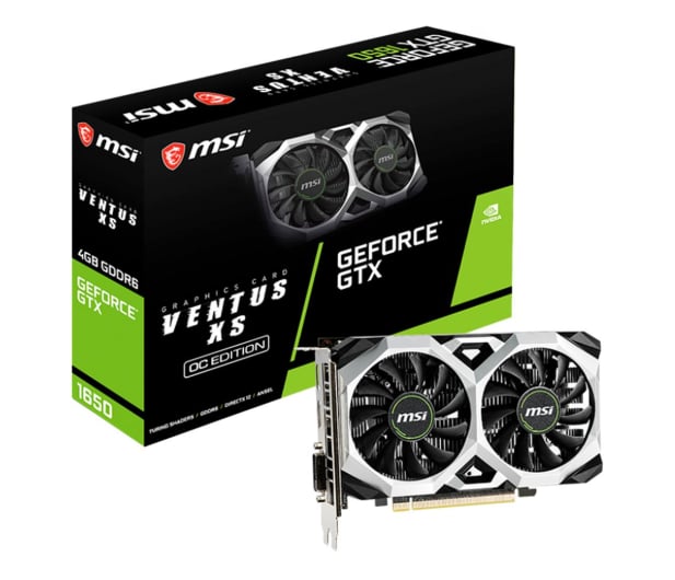 MSI GeForce GTX 1650 D6 VENTUS XS OC 4GB GDDR6 - 604943 - zdjęcie