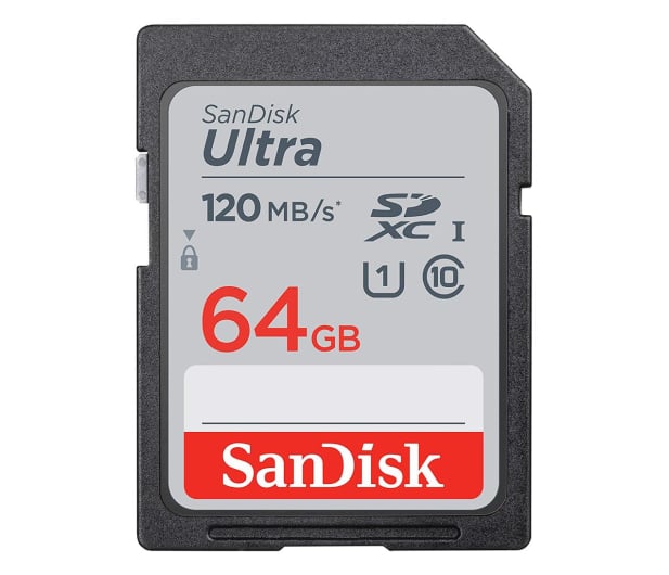 SanDisk 64GB SDXC Ultra 120MB/s C10 UHS-I - 609131 - zdjęcie