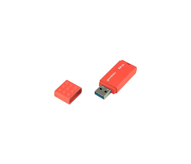 GOODRAM 64GB UME3 odczyt 60MB/s USB 3.0 pomarańczowy - 606354 - zdjęcie 3