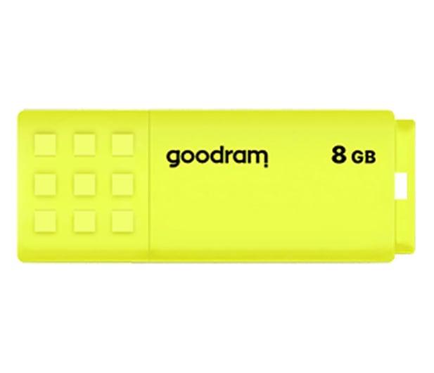 GOODRAM 8GB UME2 odczyt 20MB/s USB 2.0 żółty - 606425 - zdjęcie