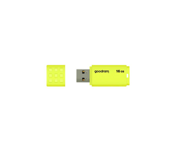 GOODRAM 16GB UME2 odczyt 20MB/s USB 2.0 żółty - 606426 - zdjęcie 2
