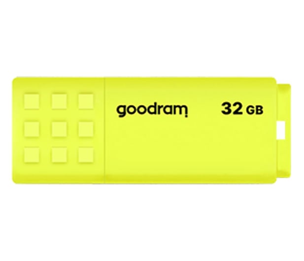 GOODRAM 32GB UME2 odczyt 20MB/s USB 2.0 żółty - 606427 - zdjęcie