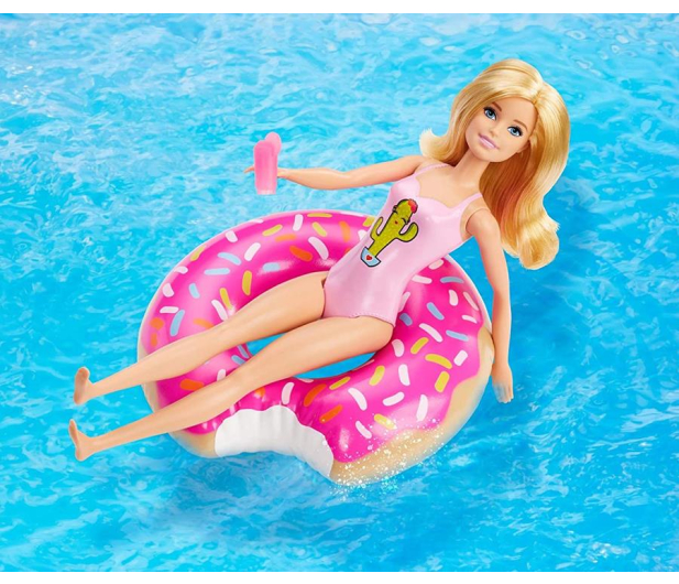 Barbie Lalka + akcesoria basenowe - 1011846 - zdjęcie 2