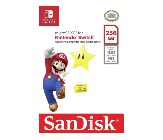 SanDisk 256GB microSDXC 100MB/s A1 V30 Nintendo Switch - 581874 - zdjęcie 3