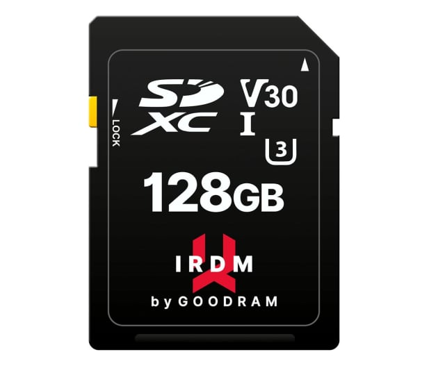 GOODRAM 128GB SDXC IRDM 100MB/s UHS-I U3 V30 - 604910 - zdjęcie