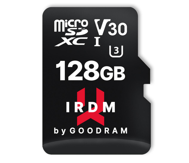 GOODRAM 128GB microSDXC IRDM 100MB/s UHS-I U3 V30 - 604915 - zdjęcie