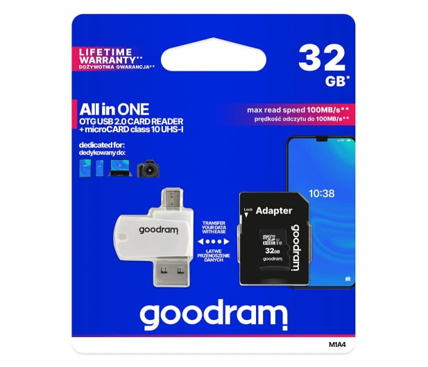 GOODRAM 32GB microSDHC ALL in ONE UHS-I C10 - 604922 - zdjęcie 6