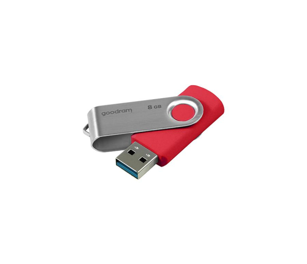 GOODRAM 8GB UTS3 odczyt 60MB/s USB 3.0 czerwony - 604983 - zdjęcie 4