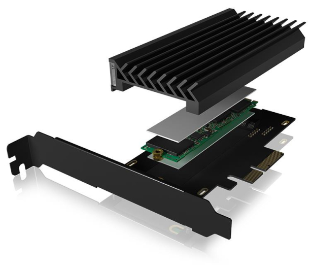 ICY BOX Kontroler PCI-E 4.0 - M.2 NVMe (ARGB, do 64 Gbps) - 601777 - zdjęcie 3