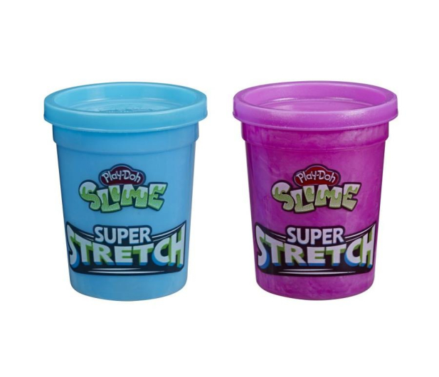 Play-Doh Slime Super stretch 2-pak fiolet i niebieski - 1011235 - zdjęcie 2