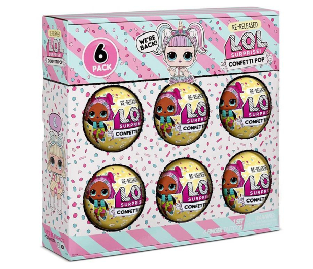 L.O.L. Surprise! 6 Pack Confetti- Unicorn - 1012041 - zdjęcie