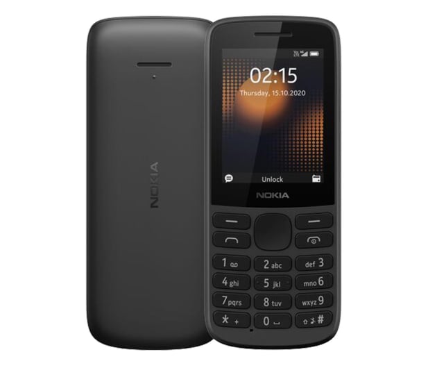 Nokia 215 4G Dual SIM czarny - 612111 - zdjęcie