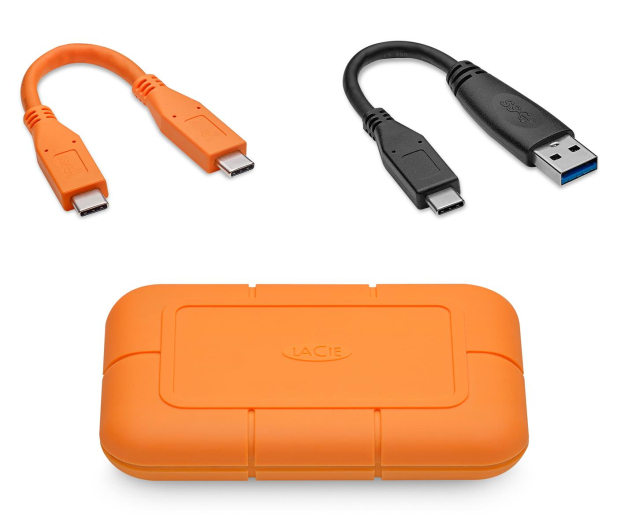 LaCie Rugged SSD 2TB USB 3.2 Gen.2 Pomarańczowy - 544767 - zdjęcie 7