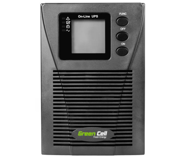 Green Cell UPS (1000VA/900W, 2x Schuko, LCD) - 546090 - zdjęcie 2