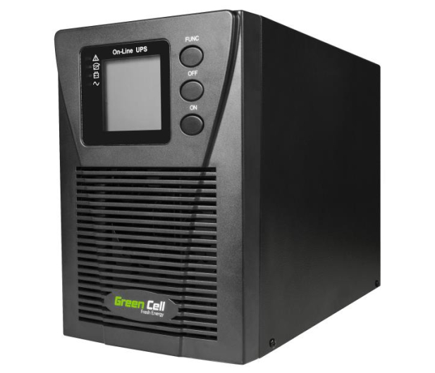 Green Cell UPS (1000VA/900W, 2x Schuko, LCD) - 546090 - zdjęcie 3