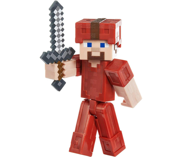 Mattel Minecraft Comic Maker Steve w skórzanej zbroi - 547064 - zdjęcie 2