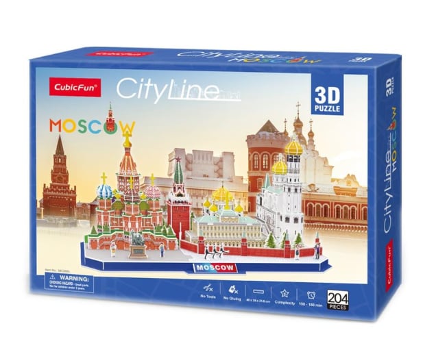 Cubic fun Puzzle 3D City Line Moskwa - 548694 - zdjęcie 1