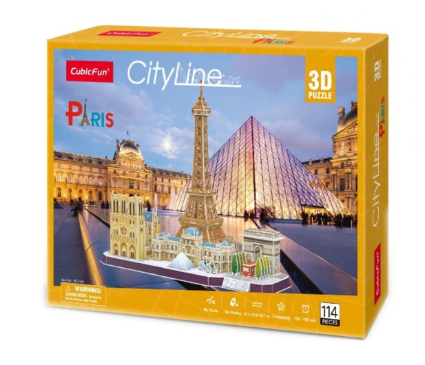 Cubic fun Puzzle 3D City Line Paris - 548658 - zdjęcie