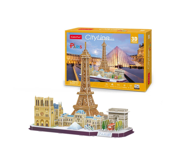 Cubic fun Puzzle 3D City Line Paris - 548658 - zdjęcie 3