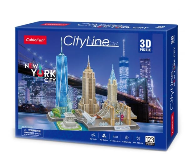 Cubic fun Puzzle 3D City Line New York - 548662 - zdjęcie