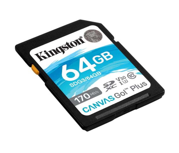 Kingston 64GB Canvas Go! Plus 170MB/70MB (odczyt/zapis) - 550469 - zdjęcie 2