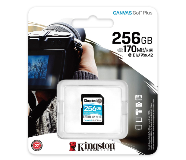 Kingston 256GB Canvas Go! Plus 170MB/90MB (odczyt/zapis) - 550472 - zdjęcie 3